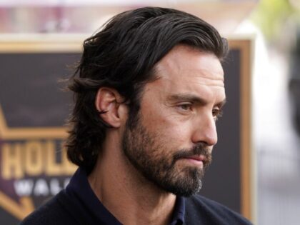 Actor Milo Ventimiglia is pictured during a ceremony to award him a star on the Hollywood