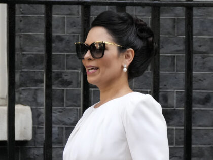 Britain's Home Secretary Priti Patel arrives for a cabinet meeting at 10 Downing Stre