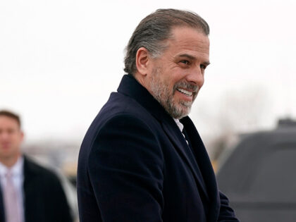 Hunter Biden, son of President Joe Biden, boards Air Force One with the president, Saturda