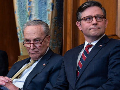 From left, Senate Minority Leader Mitch McConnell, R-Ky., Senate Majority Leader Chuck Sch