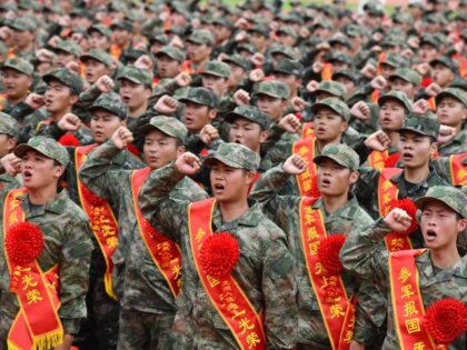 Chinese military recruits