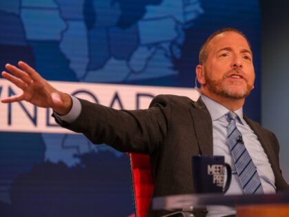 Moderator Chuck Todd appears on Meet the Press in Washington, D.C. Sunday, June 19, 2022.