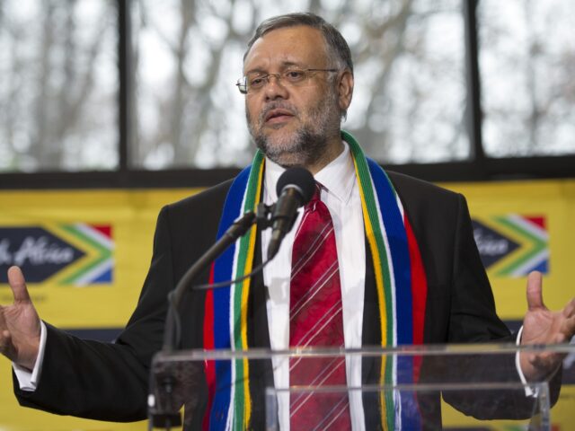 South African Ambassador to the U.S. Ebrahim Rasool speaks about Nelson Mandela at the Sou