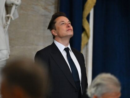 Elon Musk contemplates the future at inauguration