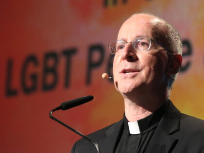 US priest Father James Martin speaking at the world meeting of families in Dublin, on how