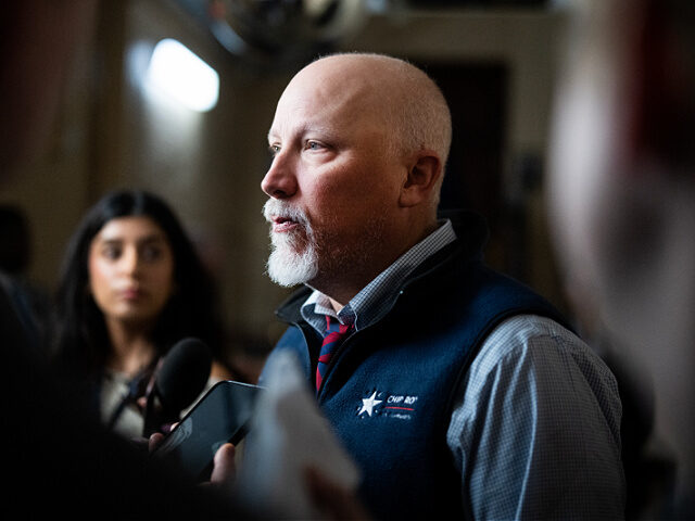 UNITED STATES - FEBRUARY 5: Rep. Chip Roy, R-Texas, talks with reporters after a meeting o