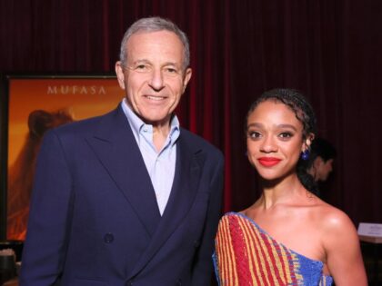 Bob Iger, CEO, The Walt Disney Company and Tiffany Boone attend the world premiere of Disn