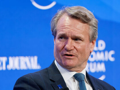 Brian Moynihan, chief executive officer of Bank of America Corp., during a panel session a