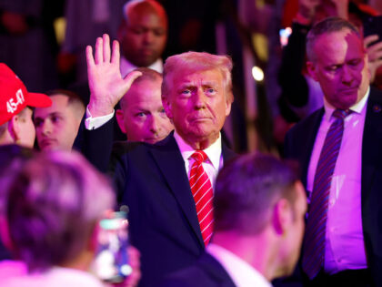 WASHINGTON, DC - JANUARY 19: President-Elect Donald Trump walks to the stage at his victor