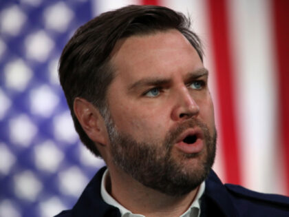 Vice President JD Vance speaks during a visit to East Palestine, Ohio, Monday, Feb. 3, 202