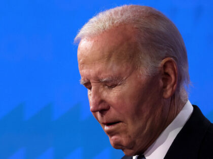 ATLANTA, GEORGIA - JUNE 27: U.S. President Joe Biden participates in the CNN Presidential