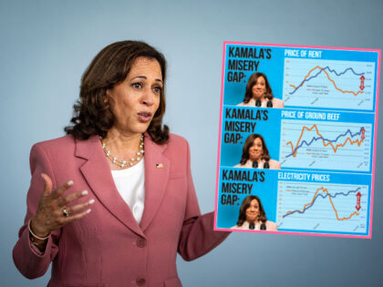 CAPE CANAVERAL, FL - AUGUST 29: Vice President Kamala Harris answers a question after meet