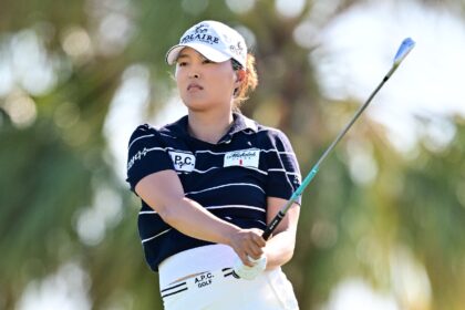 Ko Jin-young of South Korea fired an eight-under par 63 to seize the lead after the second