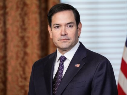 Marco Rubio, US secretary of state, during a swearing-in ceremony in Washington, DC, US, o