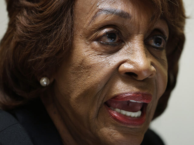 WATCH: Maxine Waters Harasses DOE Employee for Not Letting Dems Storm Building