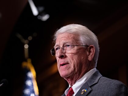 WASHINGTON, DC - JANUARY 11: Sen. Roger Wicker (R-MS) speaks to the press on the transpare