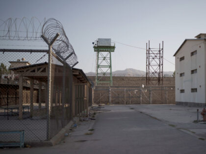 General view of an area holding male detainees in the Pul-e-Charkhi prison in Kabul, Afgha