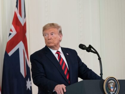 President Donald J. Trump and Australian Prime Minister Scott Morrison participate in a jo