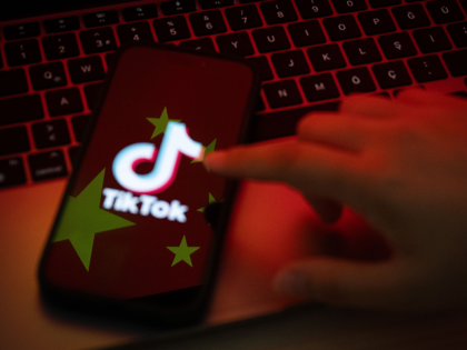 ANKARA, TURKIYE - JUNE 12: In this photo illustration, the 'Tiktok' logo is disp